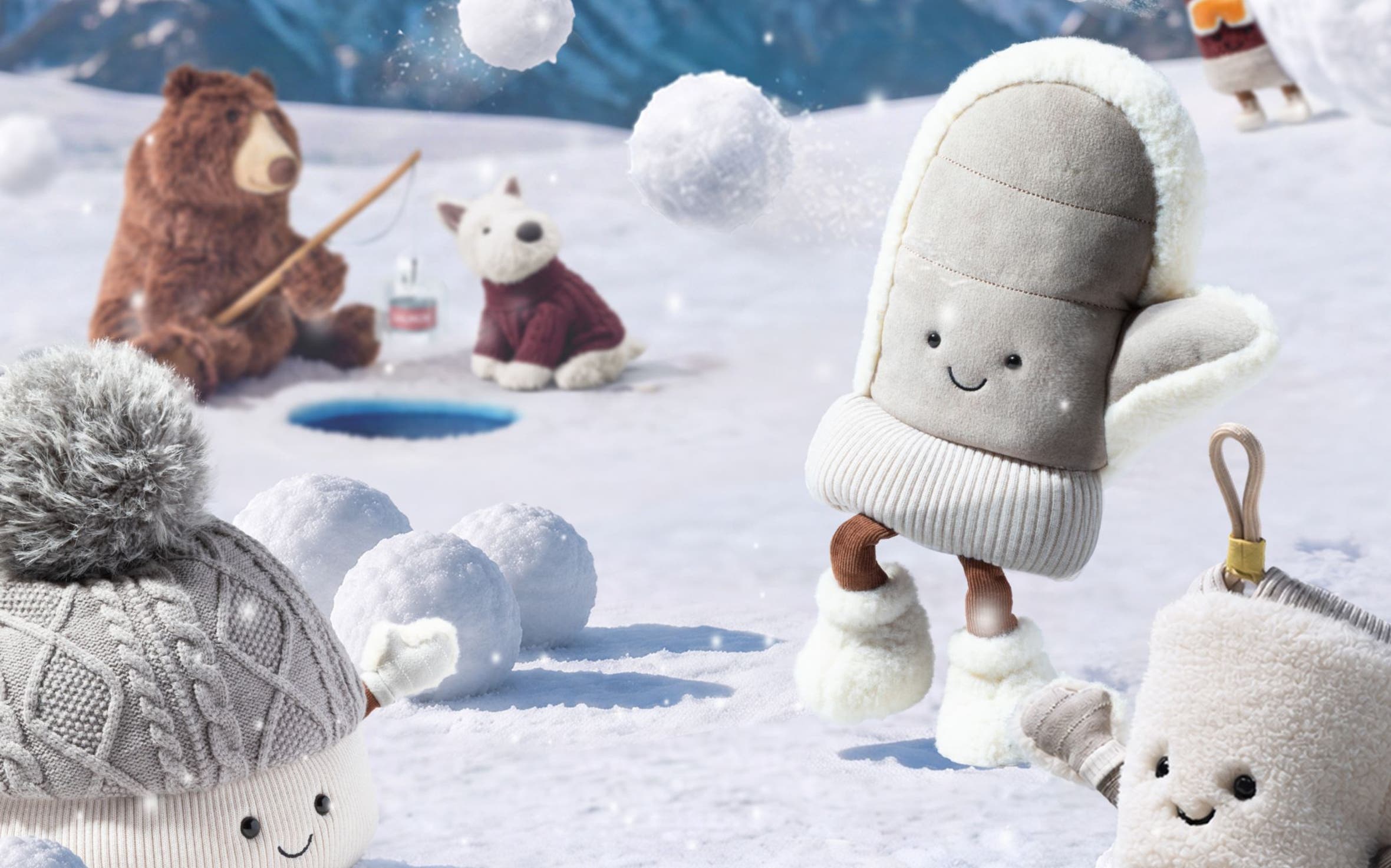 Jellycat plush toys.