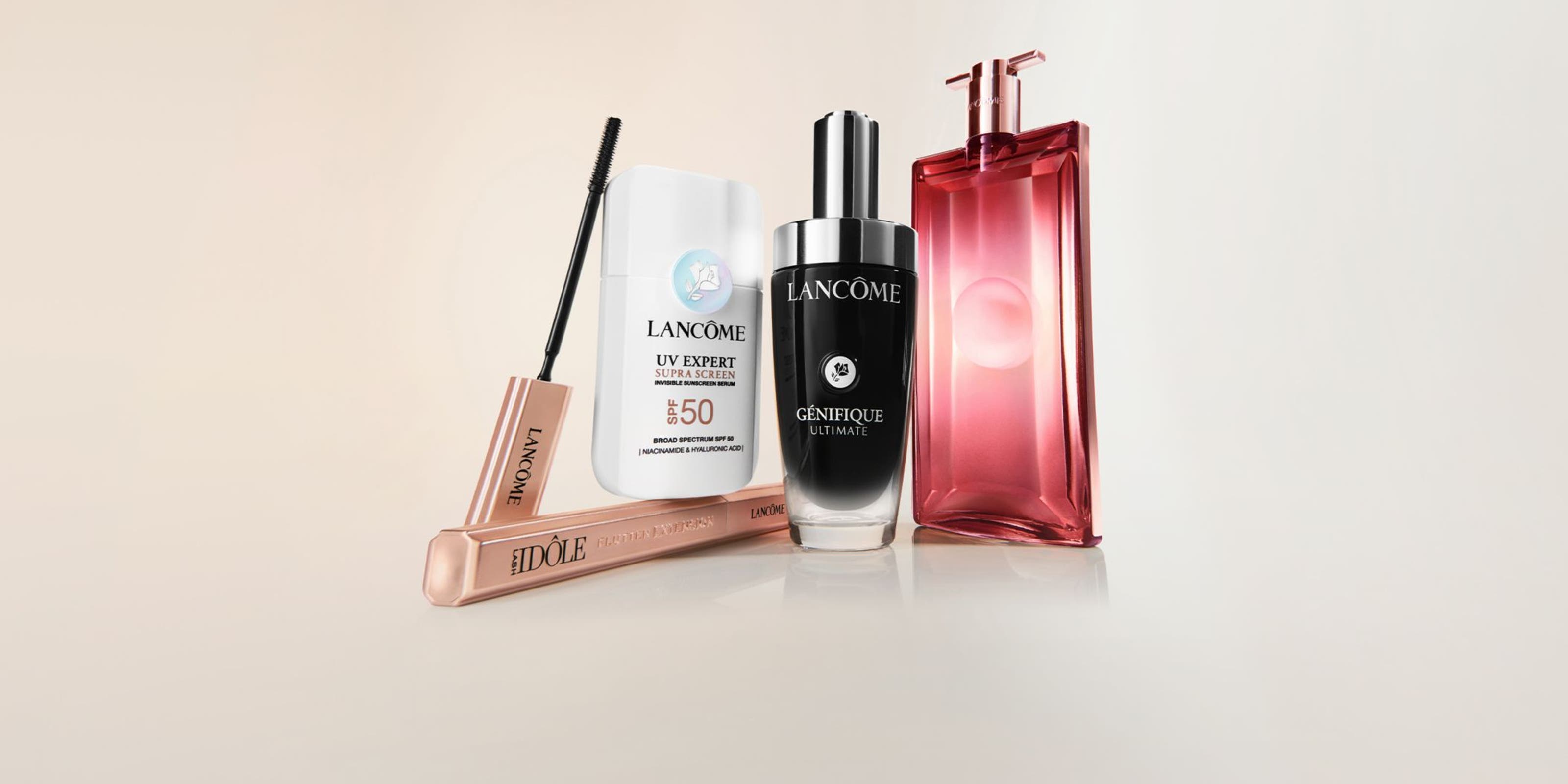 Lancome makeup and perfume.