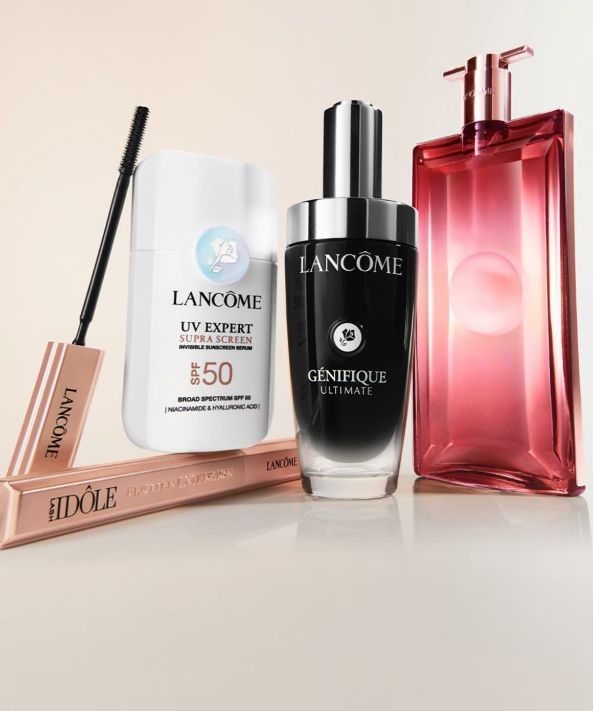 Lancome makeup and perfume.