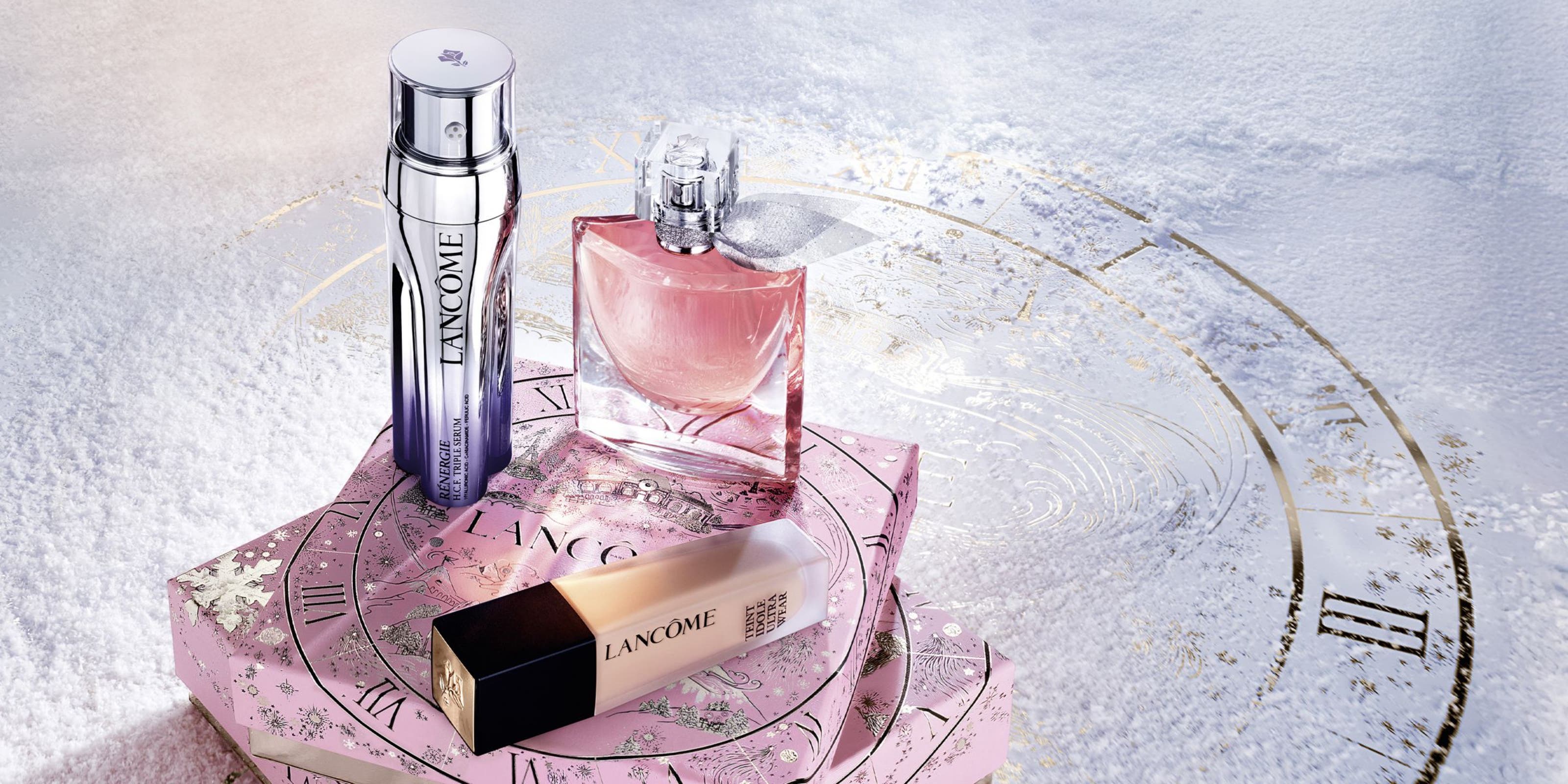 Lancome makeup and perfume.