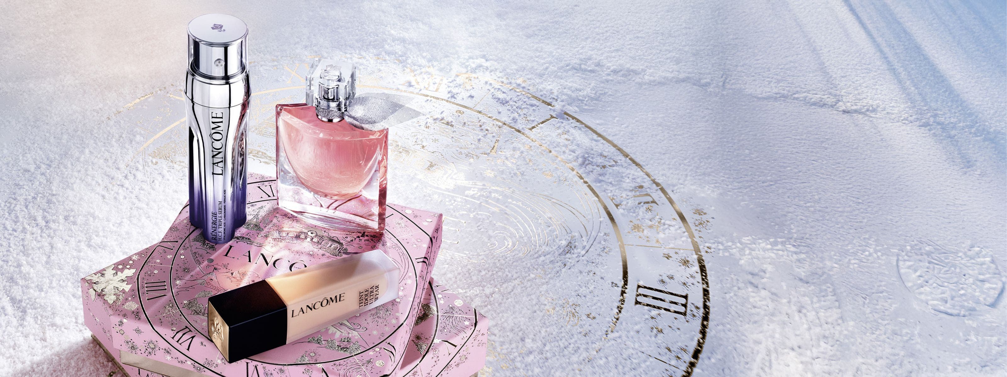 Lancome makeup and perfume.