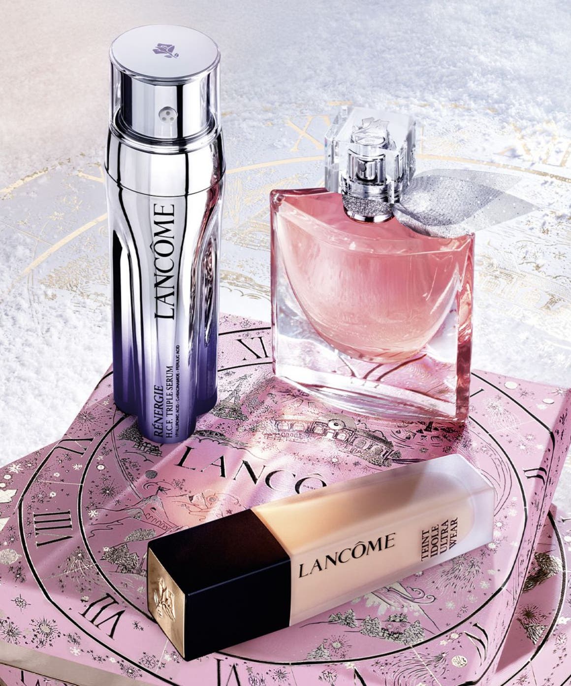 Lancome makeup and perfume.