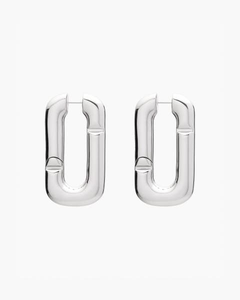 Silver Marc Jacobs earrings.