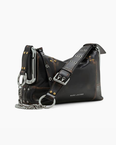 Black leather Marc Jacobs bag.