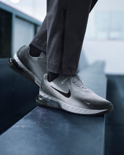 Black and white Nike shoes