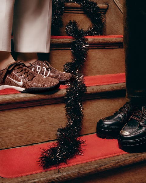 Models wearing Nike and Jordan shoes.