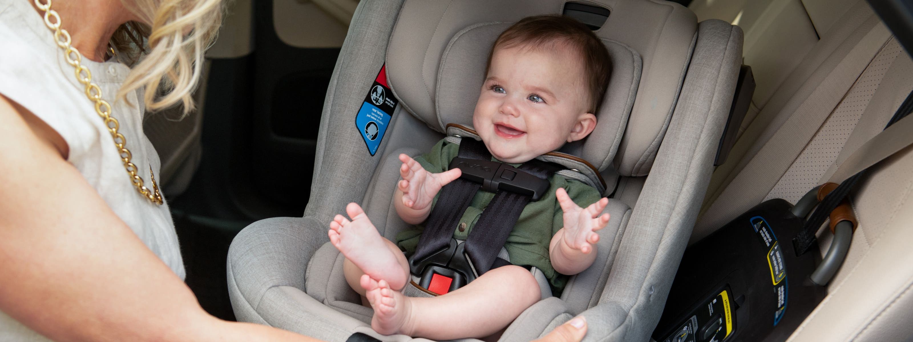 Baby in car seat