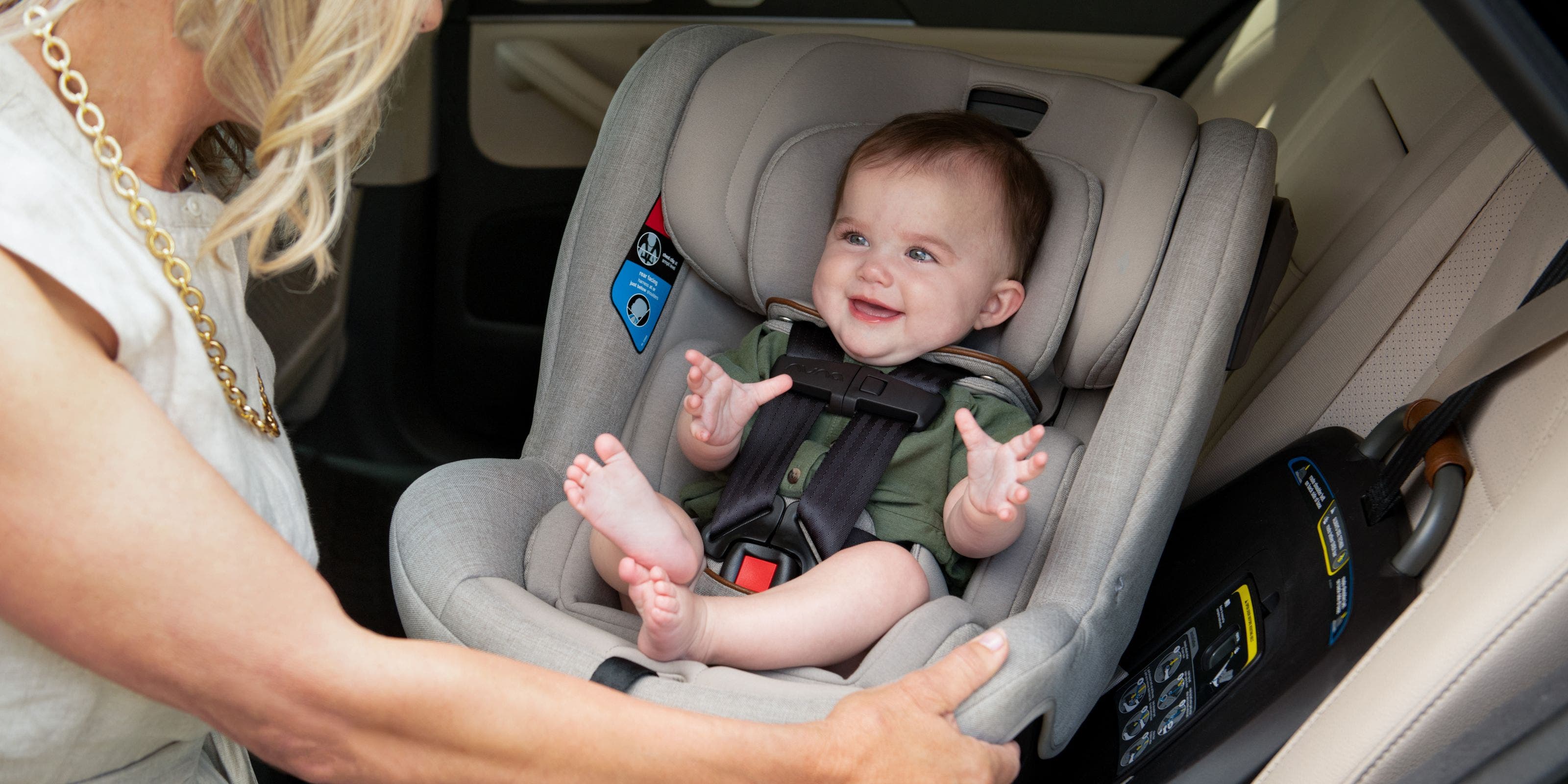 Baby in car seat