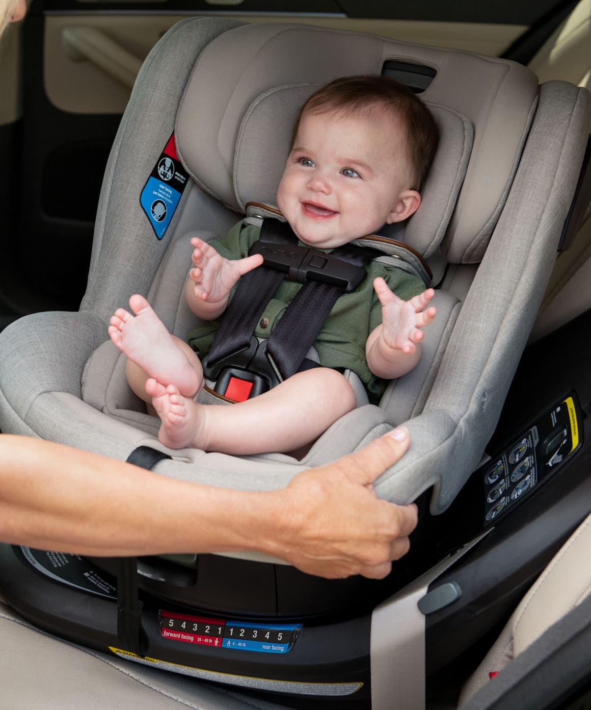 Baby in car seat