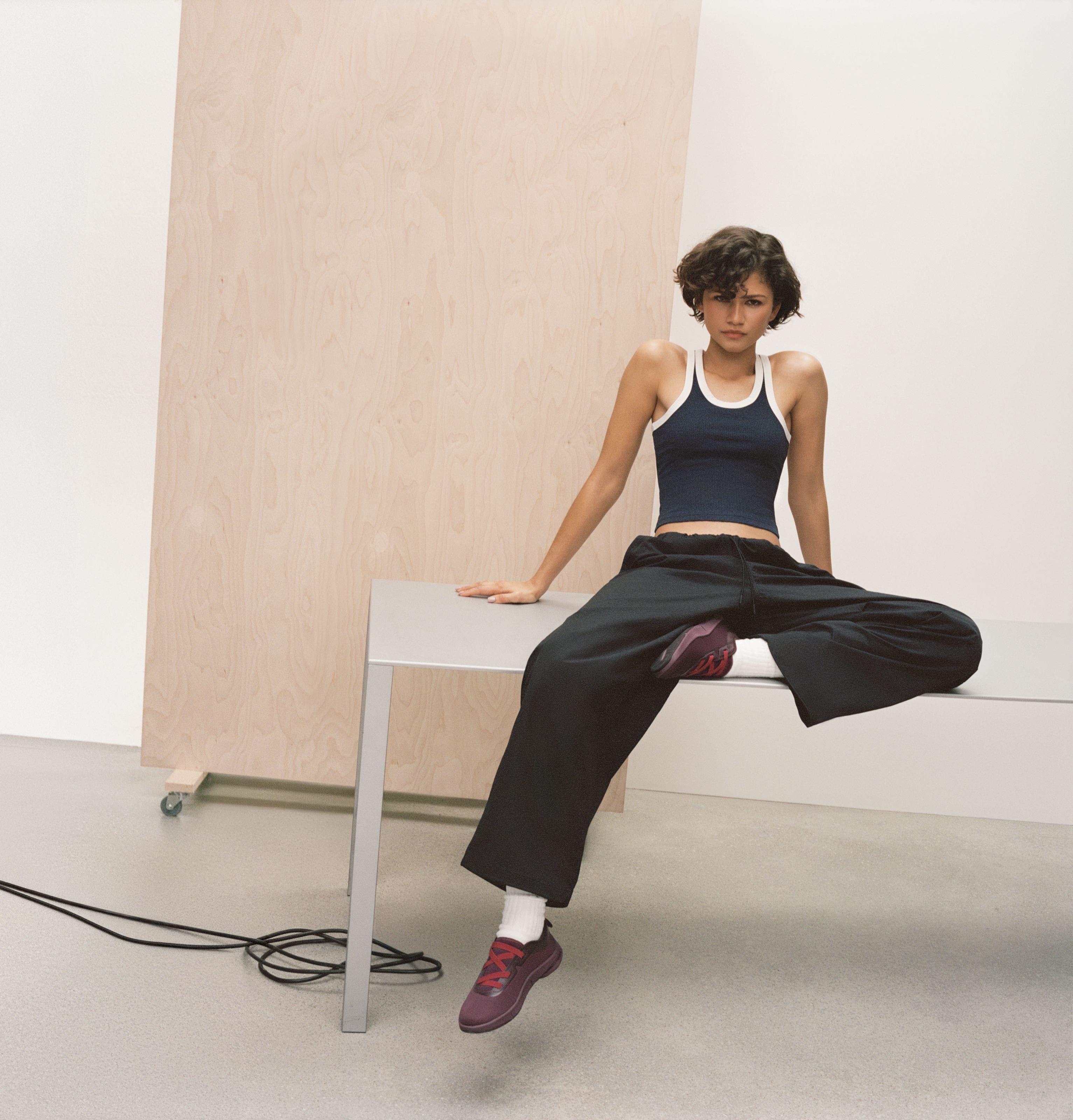 Zendaya wearing On Apparel.