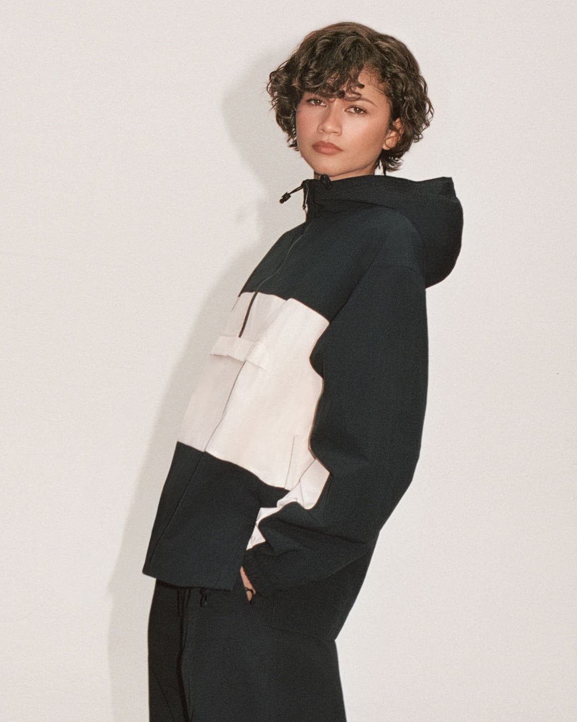 Zendaya wearing On clothing.