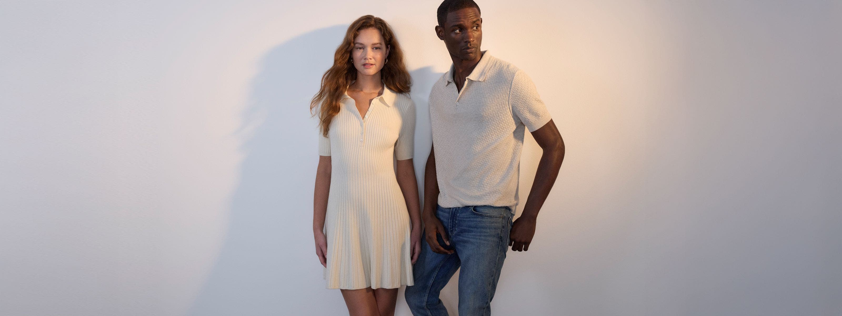 Man and woman wearing Paige look.