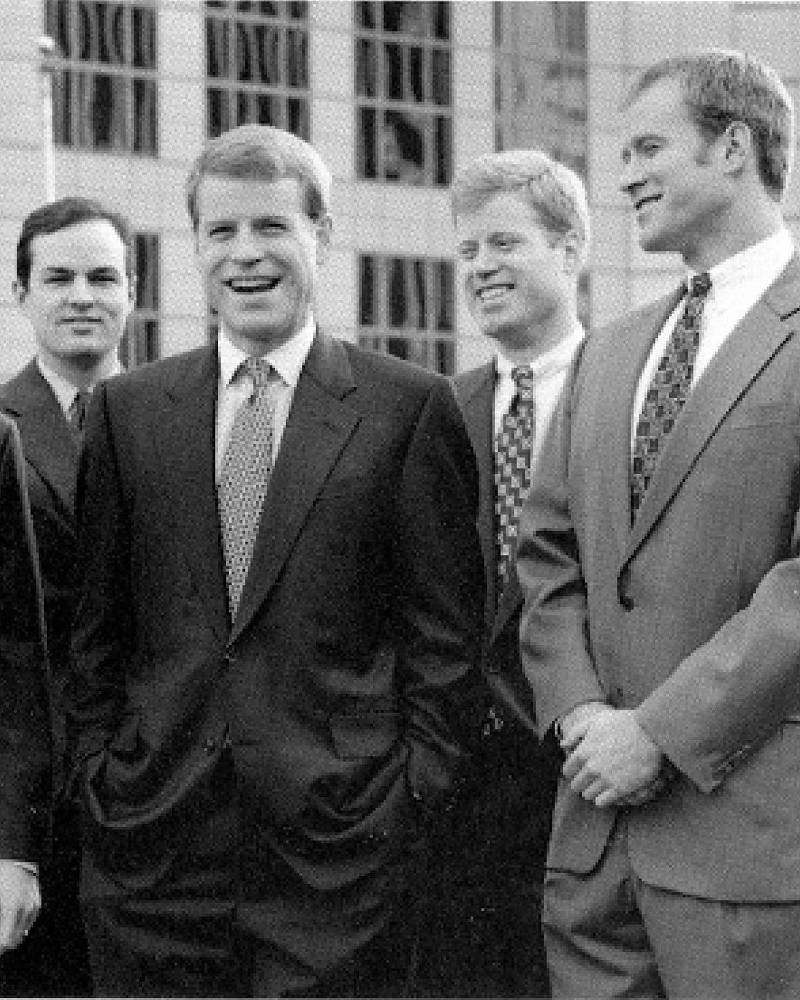 In 1995, Bruce, John, Jim and Jack retire, handing over management to the fourth generation. Annual sales exceed $4B.
