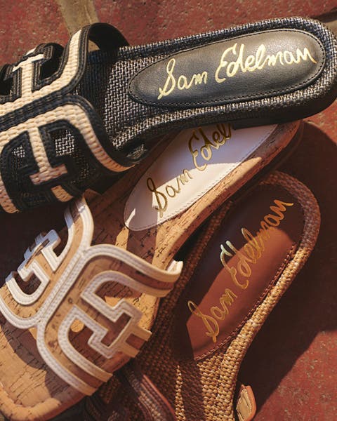 Variety of Sam Edelman sandals.