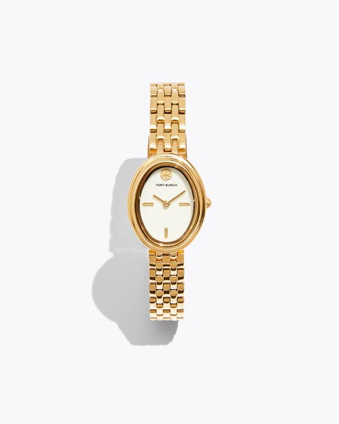 Gold Tory Burch Watch.