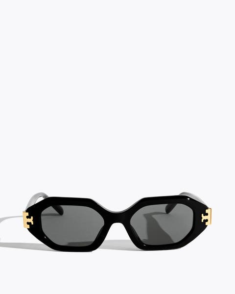 Black Tory Burch sunglasses.
