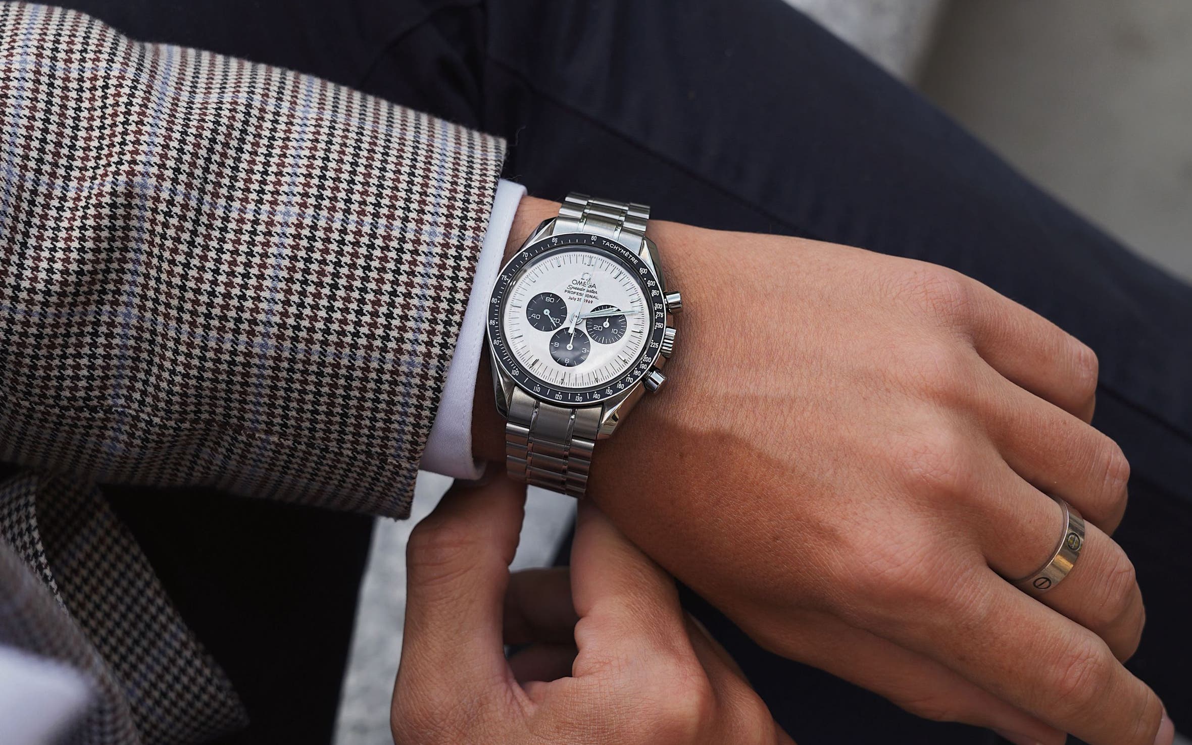 A man wearing a watch.