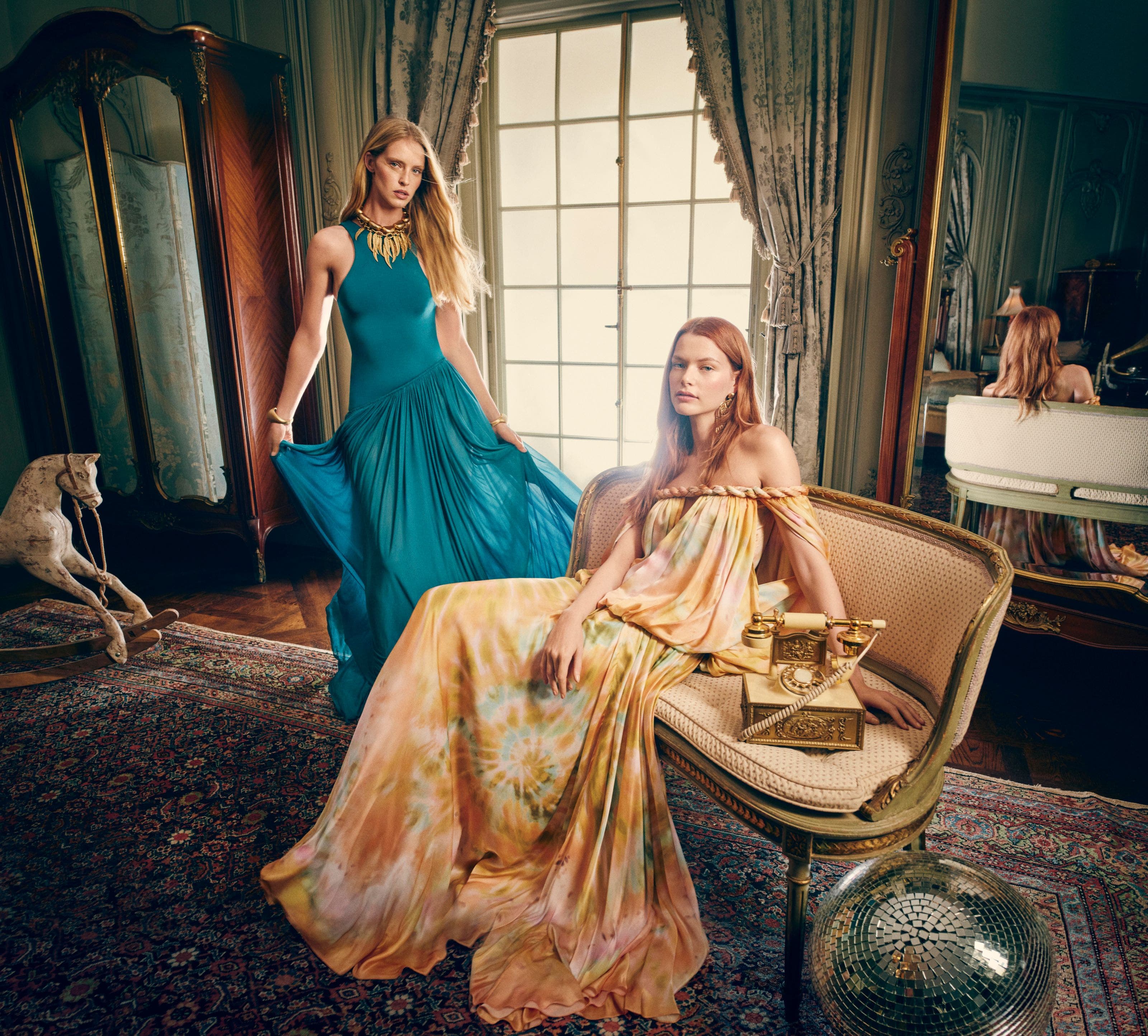 Women wearing Zimmermann gowns.