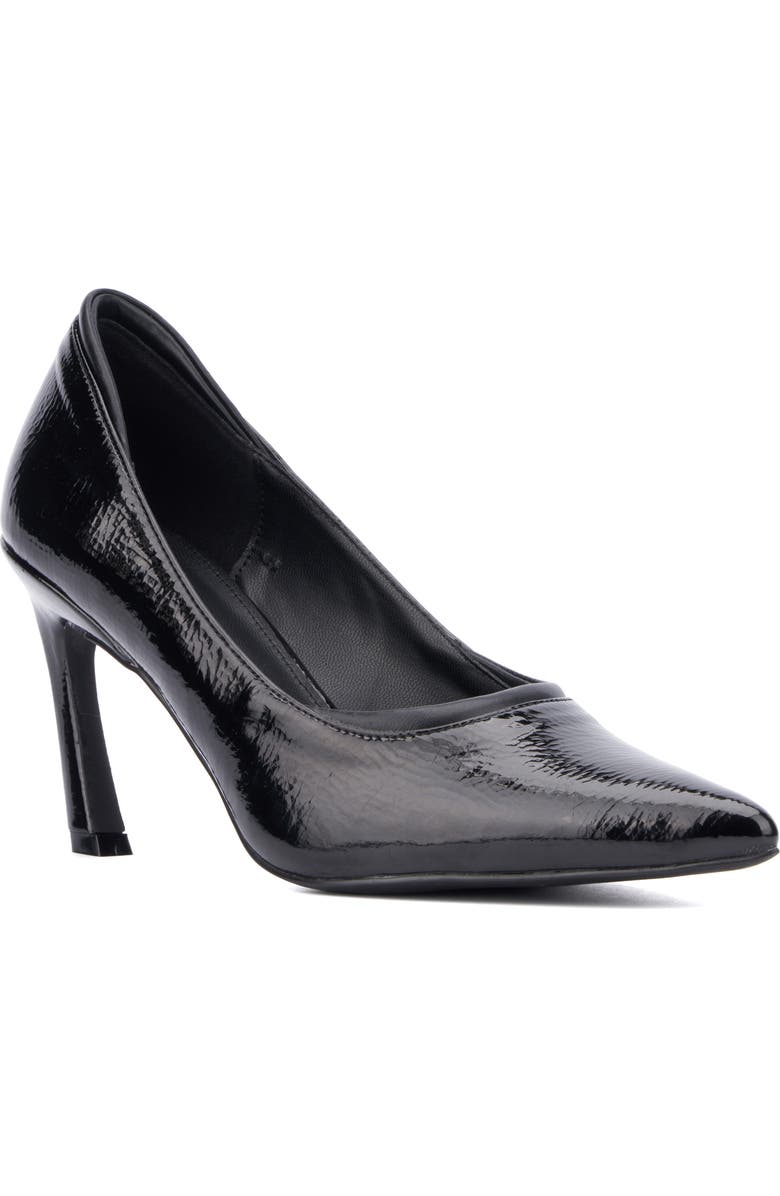 NEW YORK AND COMPANY Kailynn Stiletto Pump, Main, color, Black Patent