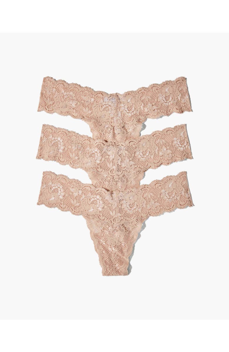 Cosabella Nsn Cutie Low Rise Thong 3 Pack, Alternate, color, Sette