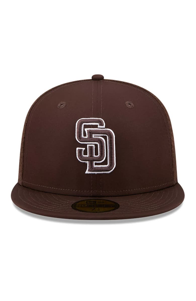 New Era Men's New Era Brown San Diego Padres 2026 Batting Practice 59FIFTY Fitted Hat, Alternate, color, Brown