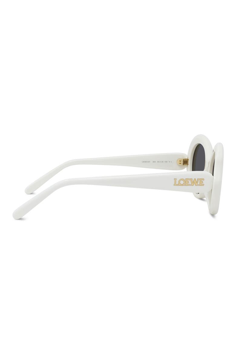 Thin Mini 54mm Oval Sunglasses, Alternate, color, IVRY/SMK