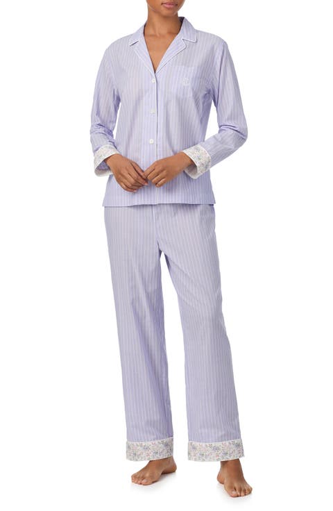 Print Cotton Blend Pajamas
