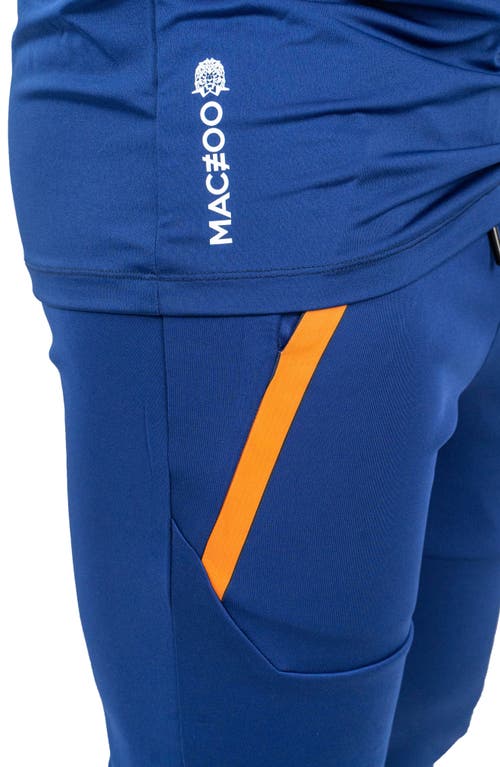 Maceoo Shield Blue Joggers In Blue