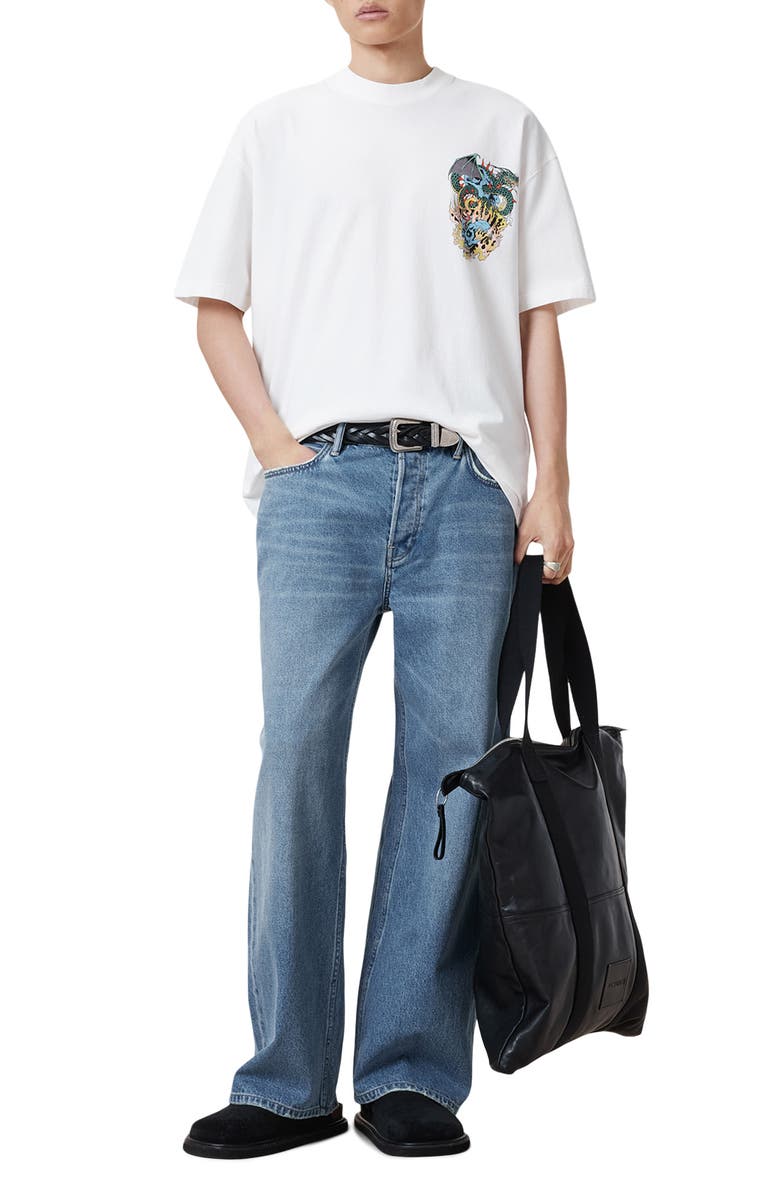 AllSaints Writher Cotton Graphic T-Shirt, Alternate, color, 