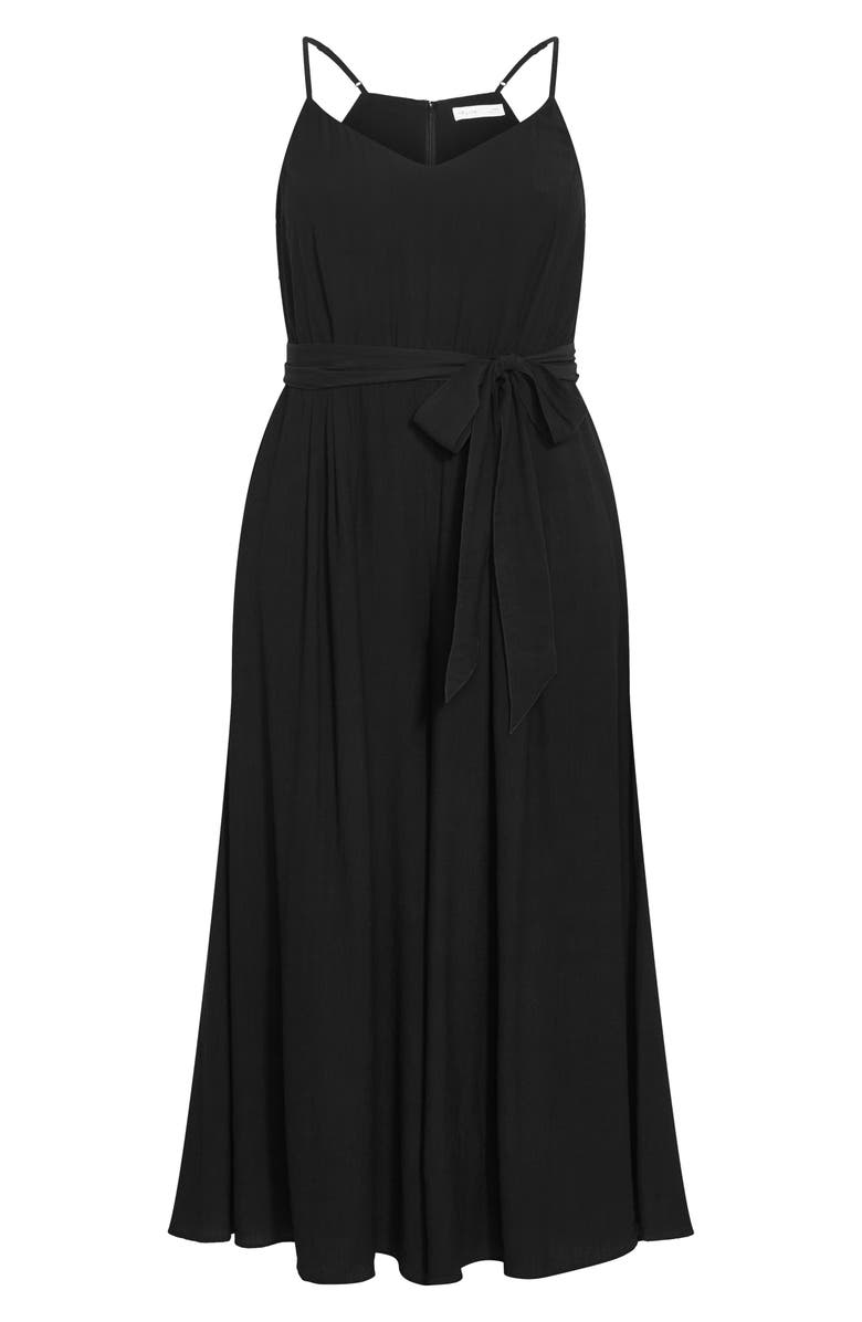 City Chic Kaira Sleeveless Wide Leg Jumpsuit, Main, color, 