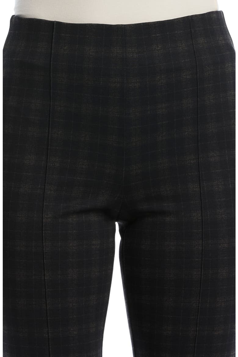 Check Bootcut Pants, Alternate, color, BLACK