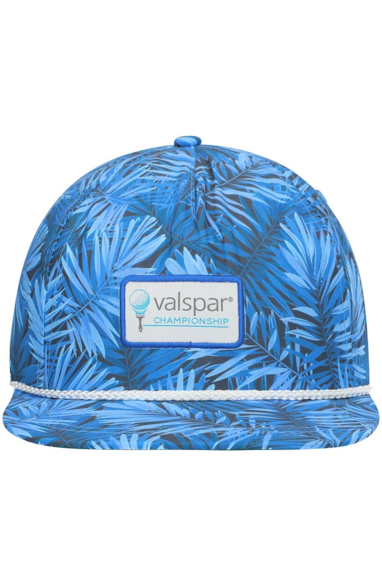 IMPERIAL Men's Imperial Blue Valspar Championship Aloha Rope Adjustable Hat, Alternate, color, 