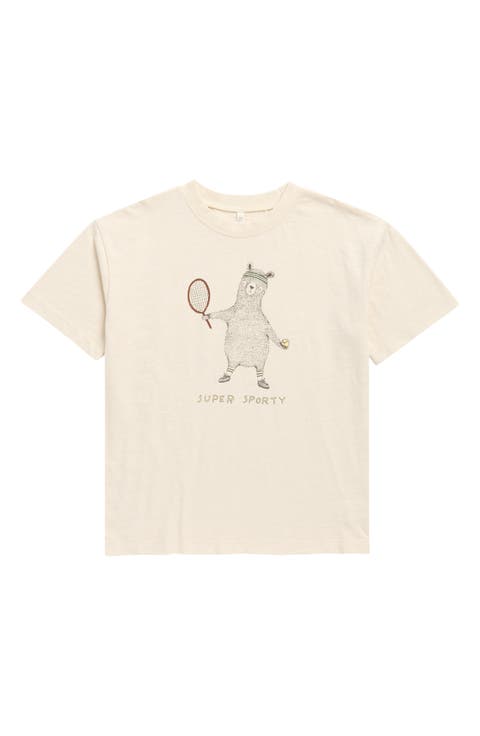 Kids' Super Sporty Bear Graphic T-Shirt