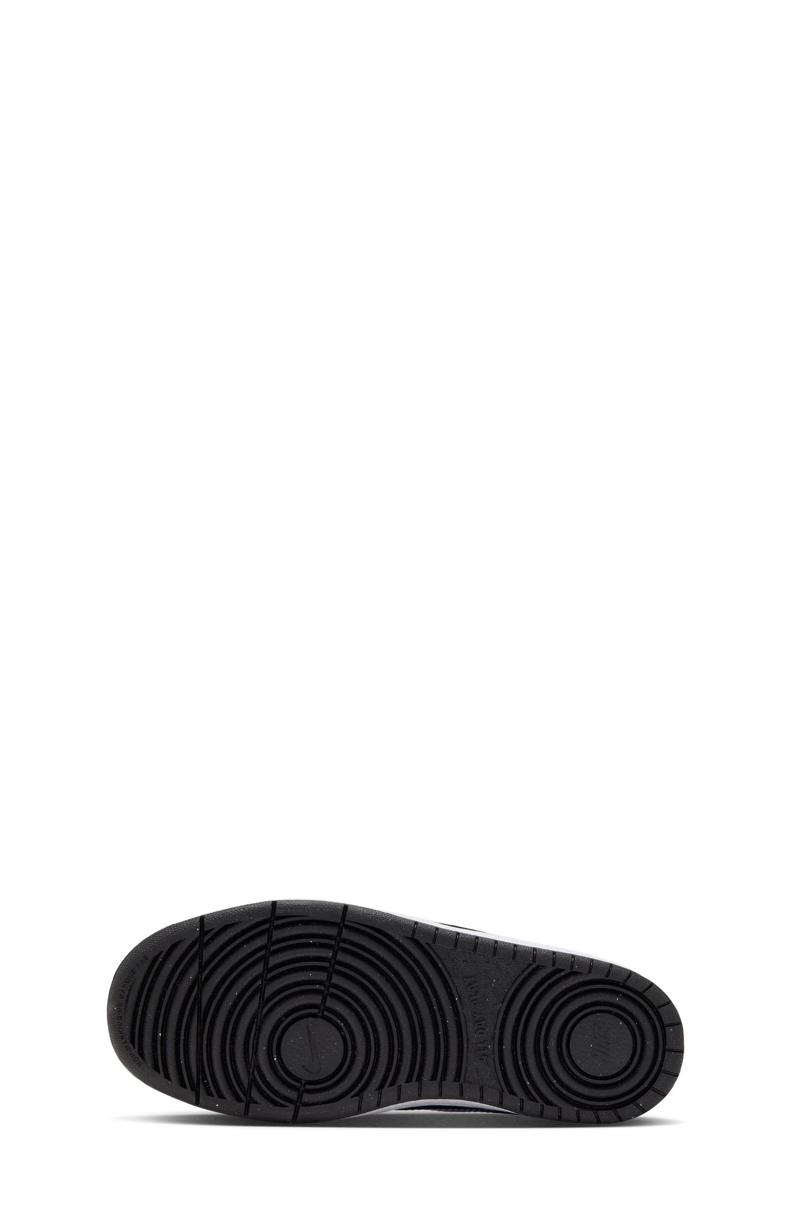 Kids' Court Borough Low Shine Sneaker, Alternate, color, BLACK/ METALLIC SILVER/ GREY