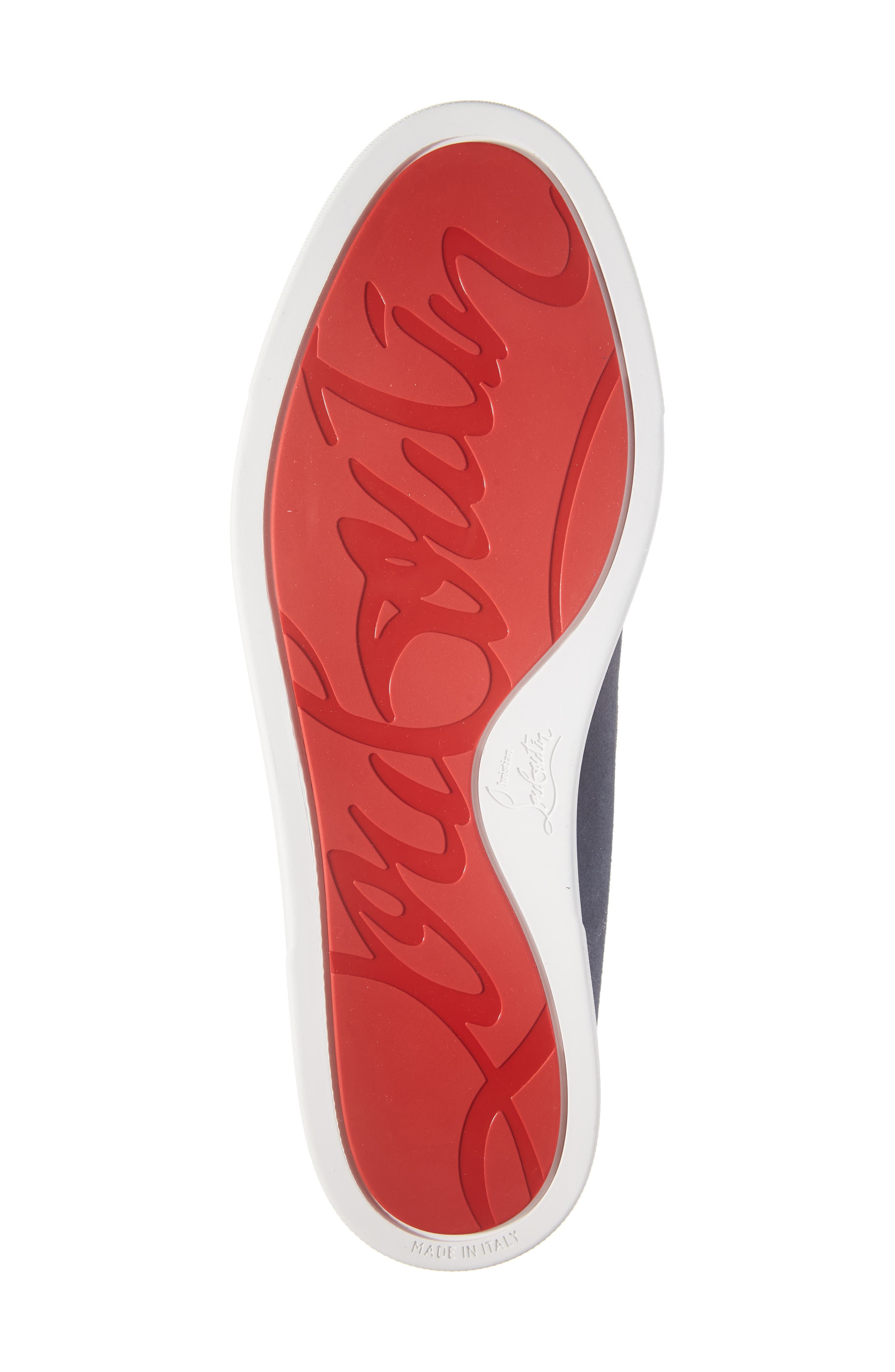 Christian Louboutin Varsiboat Slip-On Sneaker, Alternate, color, Marine