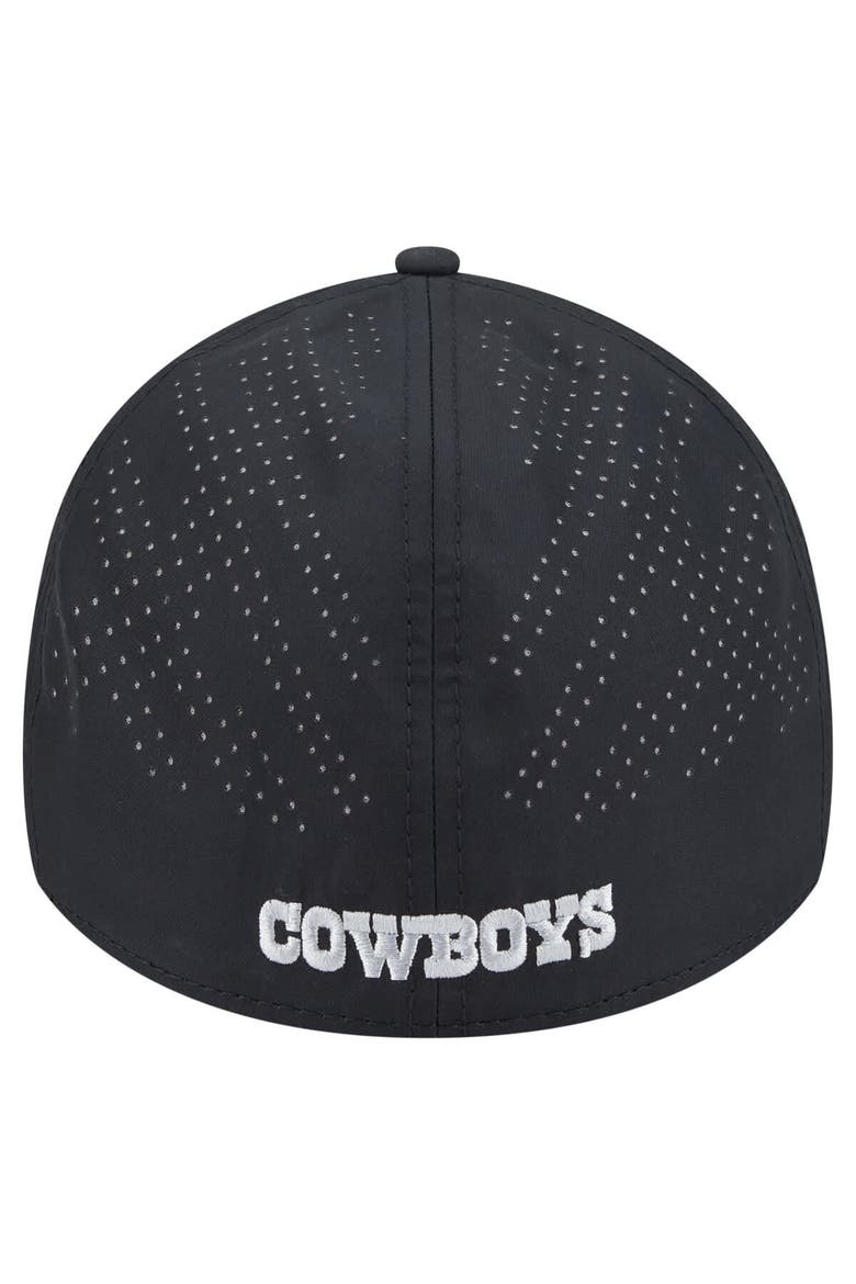 Men's New Era  Black Dallas Cowboys 39THIRTY Flex Hat, Alternate, color, Black