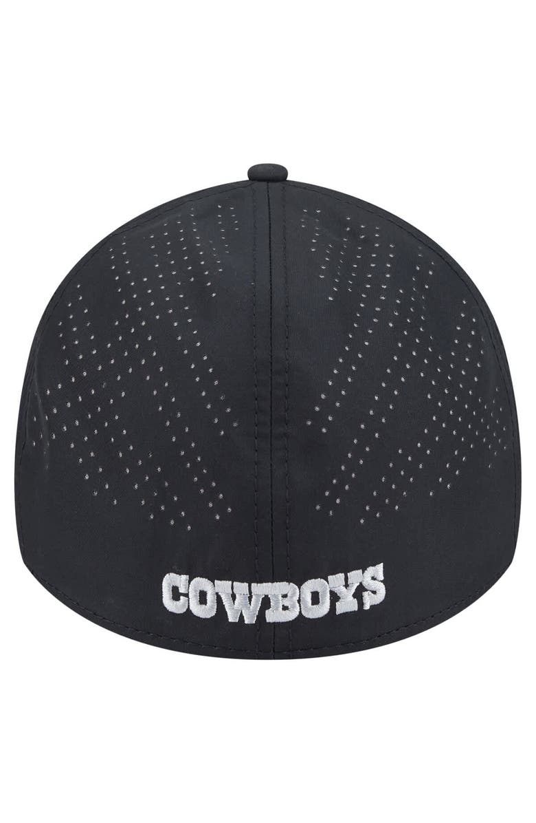New Era Men's New Era Black Dallas Cowboys 39THIRTY Flex Hat, Alternate, color, Black
