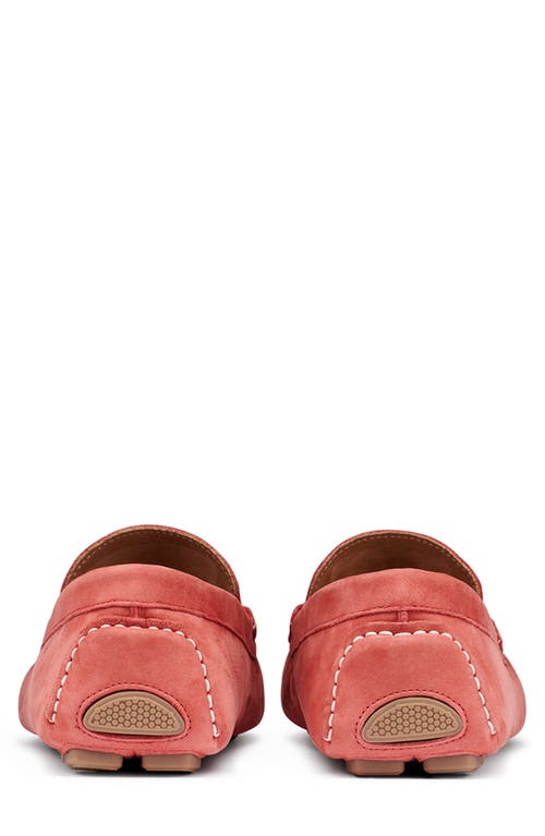 G.h.bass Davis Driving Shoe In Red Coral