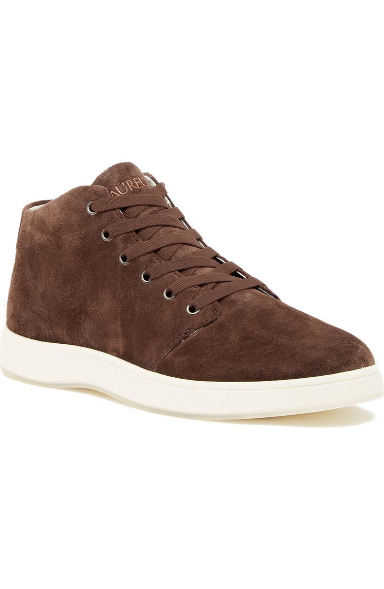 AUREUS Patron Nubuck Mid Top Sneaker, Alternate, color,
