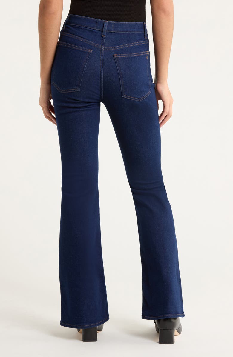 Madewell The Stretch High Waist Flare Jeans, Alternate, color, Rinse Wash