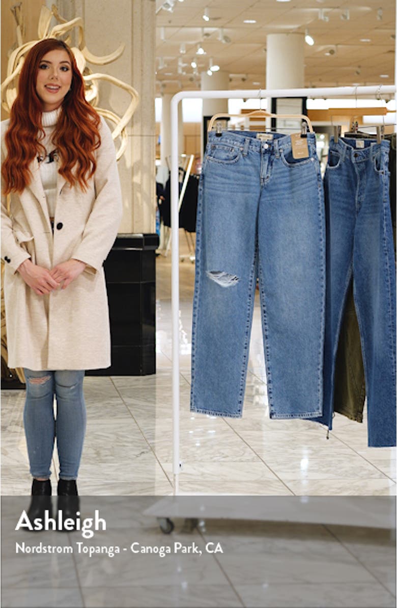 Low Rise Ripped Baggy Straight Leg Jeans, sales video thumbnail