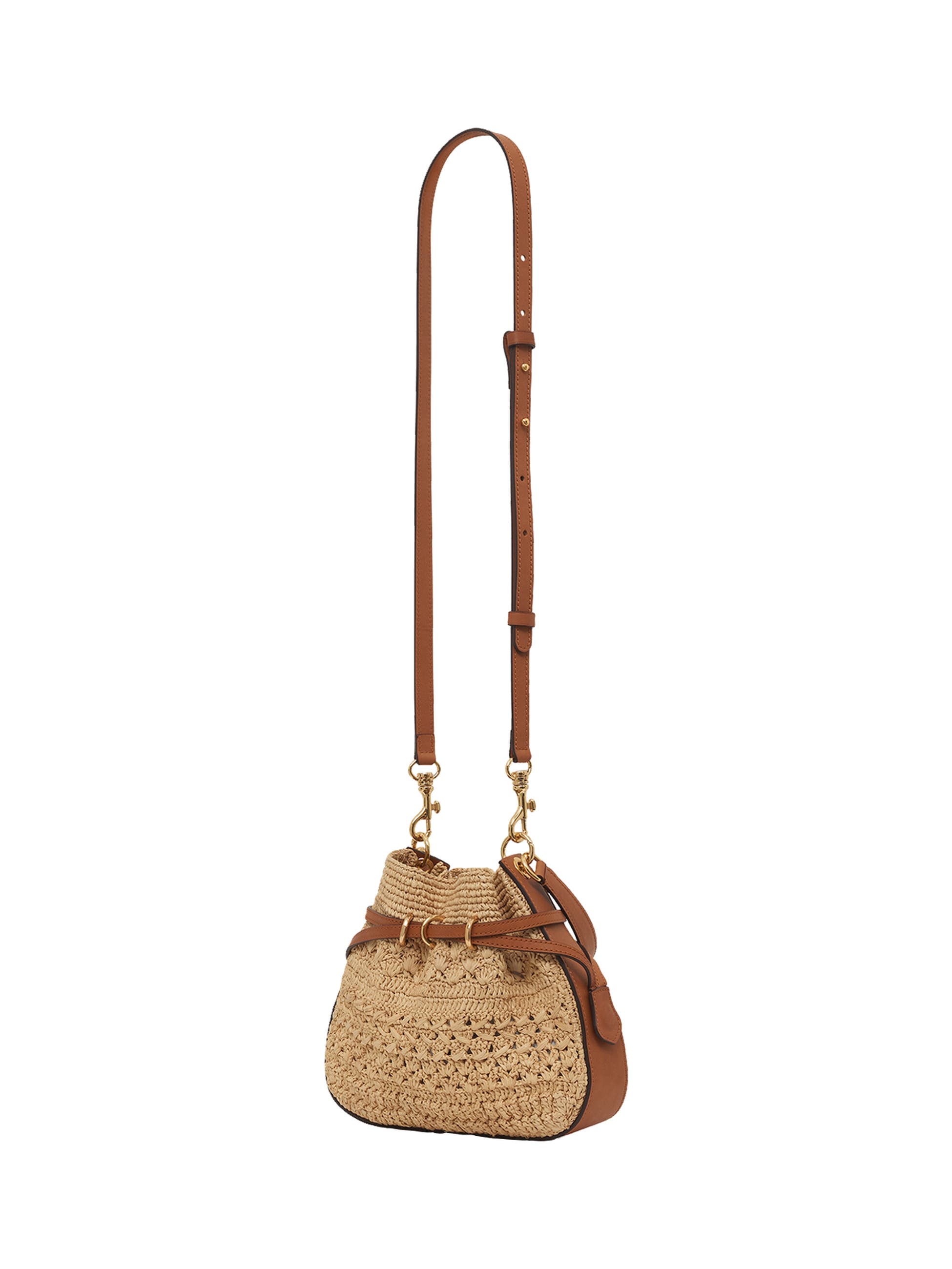 Mini Romy Woven Bucket Bag, Alternate, color, Rope