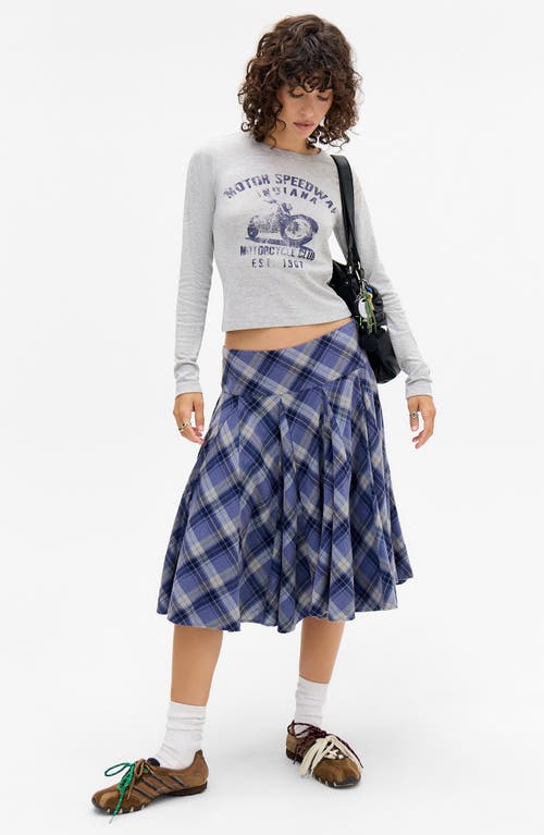 Bdg Urban Outfitters Motorcycle Long Sleeve Graphic T-shirt In Gray