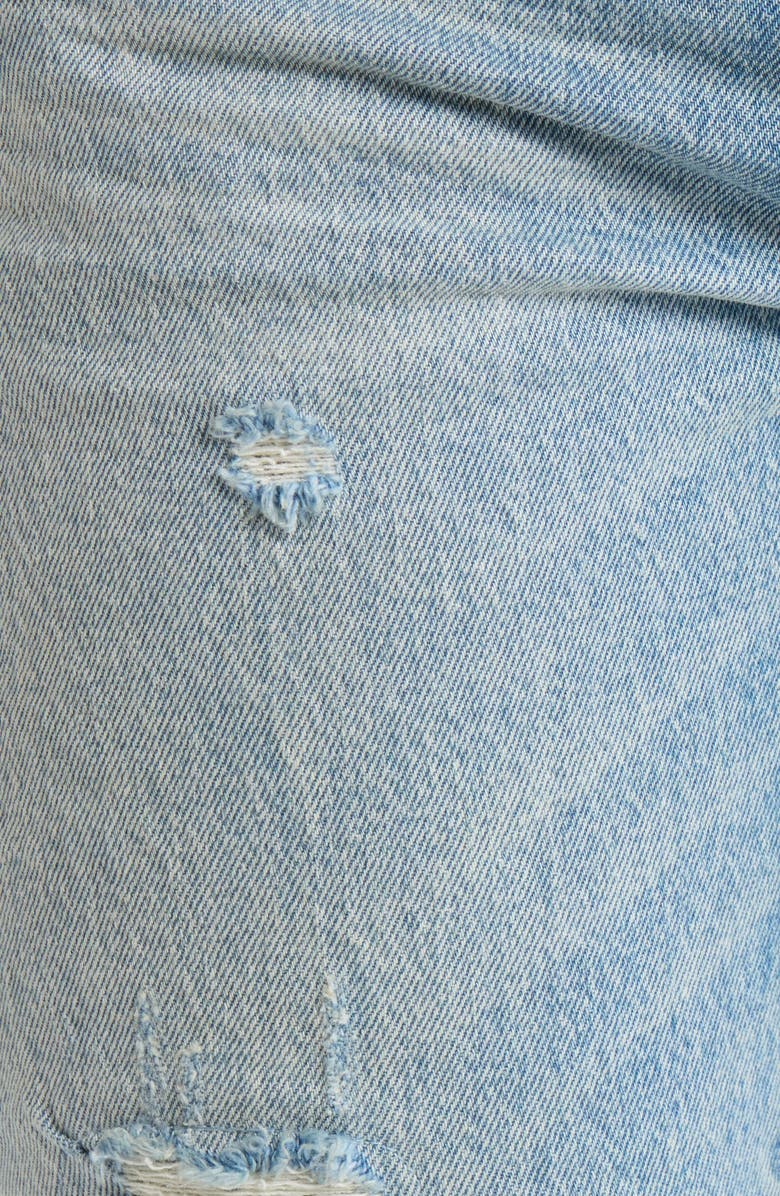 PURPLE BRAND P001 Garda Repairs Distressed Skinny Jeans, Alternate, color, Light Indigo