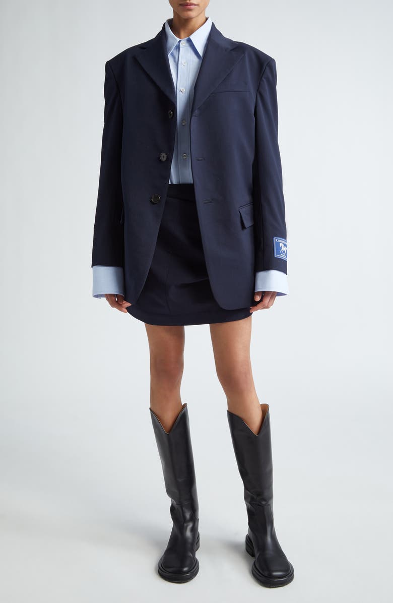 Commission Double Layer Miniskirt, Alternate, color,