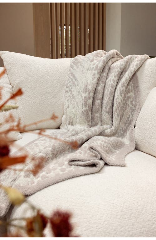 Barefoot Dreams Cozychic Snakeskin Print Throw In Neutral