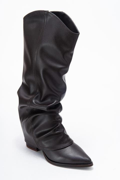 Elaris Block Heel Knee High Boot (Women)