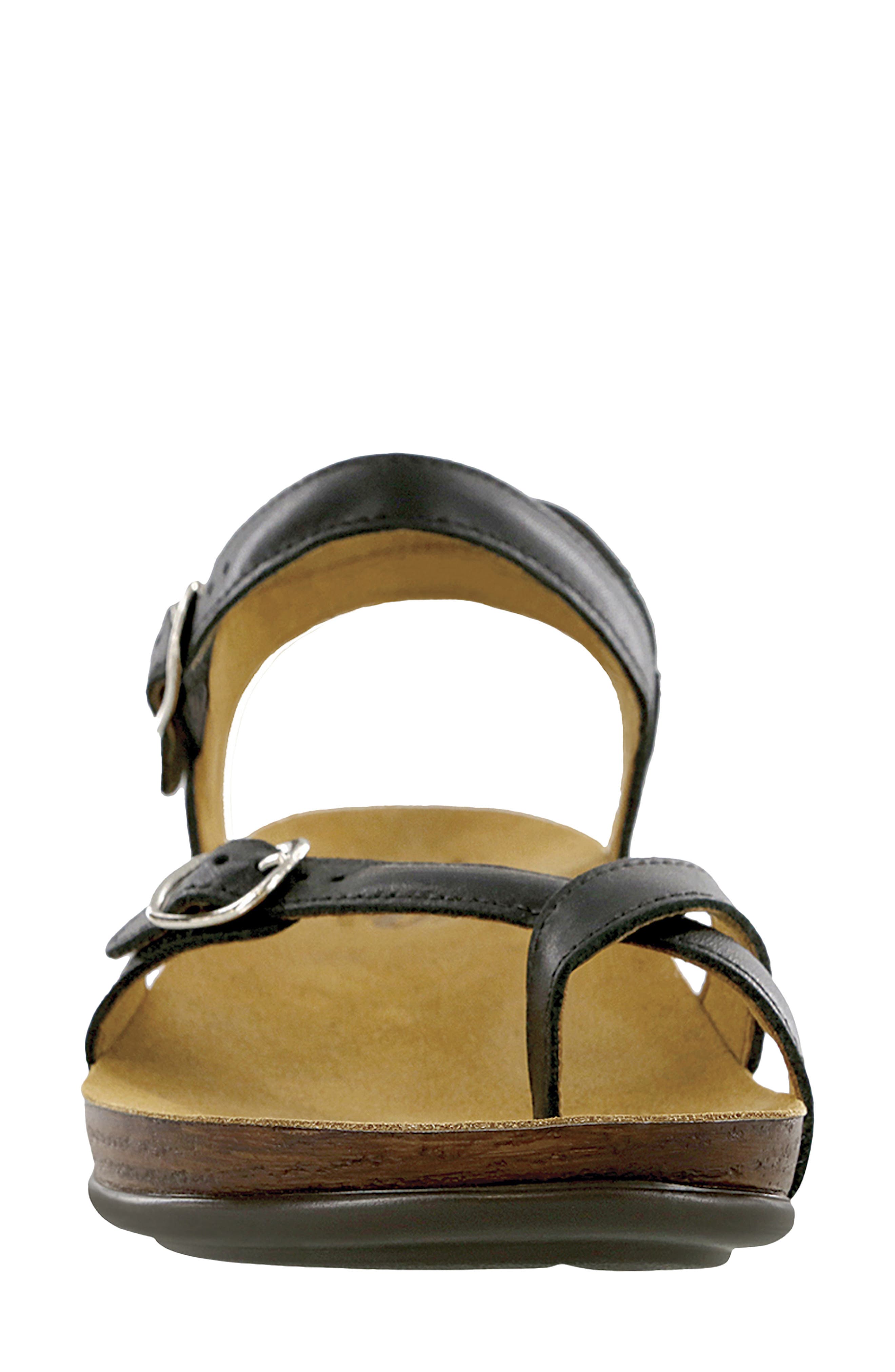 SAS Pampa Wedge Sandal, Alternate, color, Black
