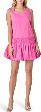 English Factory Bubble Skirt Sleeveless Minidress