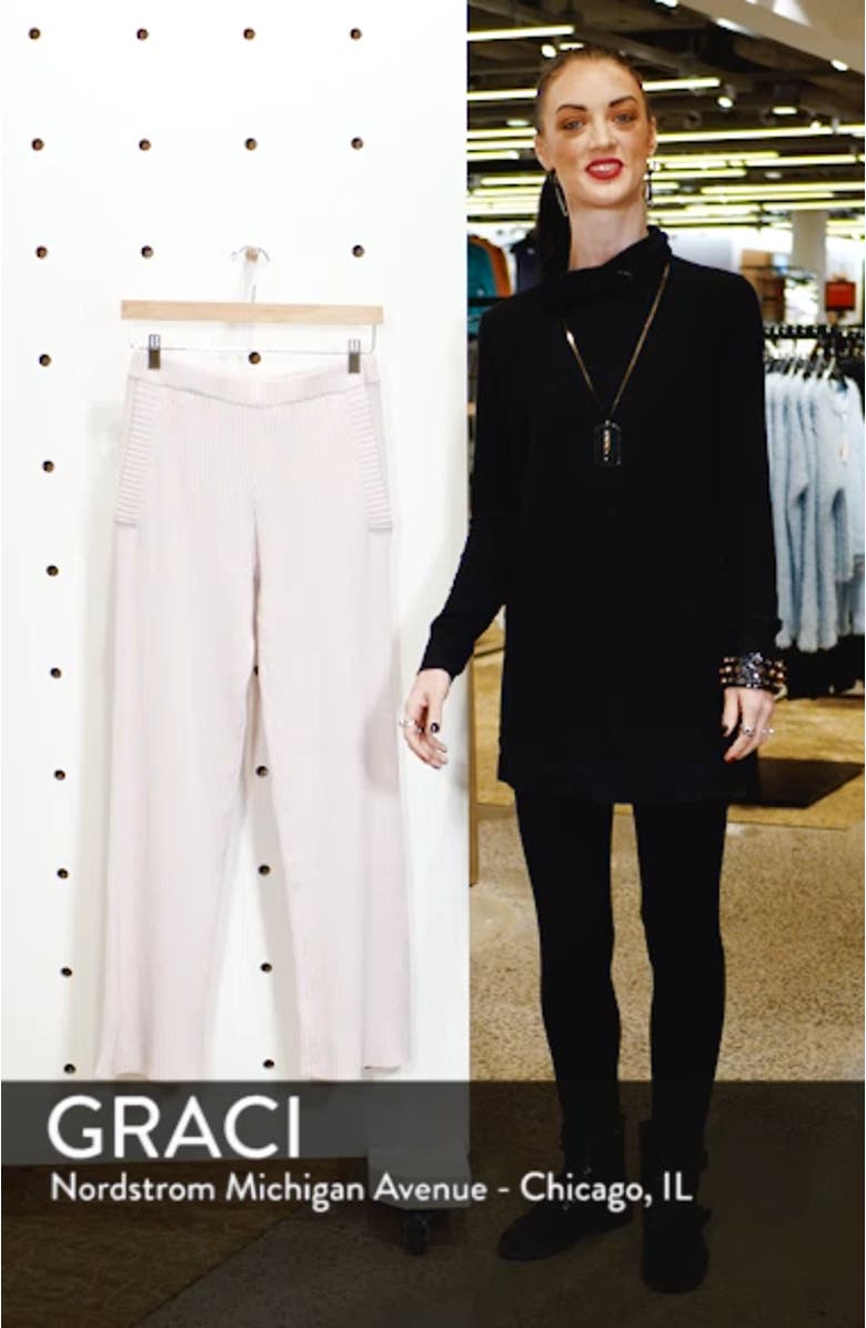 Tory Sport Performance Cashmere Wide Leg Pants, sales video thumbnail